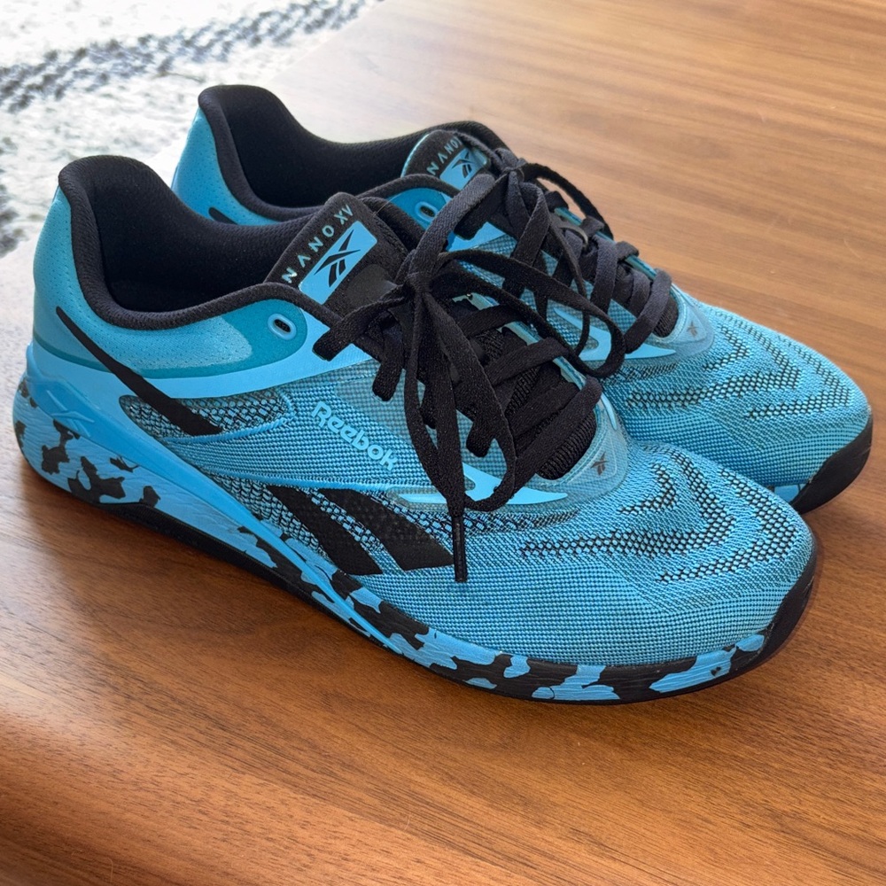 Reebok Nano XV Blue and Black Training Shoes - Men’s size 10 - Picture 2 of 4